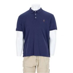 Second life - Koszulka polo męska Polo Ralph Lauren - Stan bardzo dobry. Niebieskie koszulki polo męskie Ralph Lauren, l, bez wzorów, eleganckie, bez ramiączek. Za 127.76 zł.