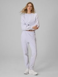 4F Spodnie dresowe joggery damskie - szare S. Szare spodnie dresowe damskie 4f, s, bez wzorów, z dresówki. Za 129.99 zł.