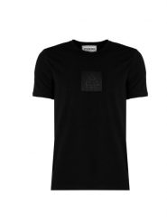 Iceberg T-Shirt "C-Neck" | F020639A | Mężczyzna | Czarny. Czarne t-shirty męskie Iceberg, m, bez wzorów, z bawełny, eleganckie, bez kołnierzyka. W wyprzedaży za 349.00 zł.