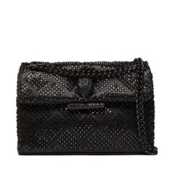 Torebka Kurt Geiger. Czarne torebki do ręki damskie Kurt Geiger, bez wzorów, wizytowe, bez dodatków. Za 659.99 zł.