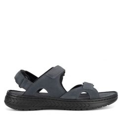 Sandały Lanetti. Szare sandały męskie Lanetti, bez zapięcia. Za 119.99 zł.