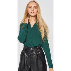 Gładka koszula - Khaki. Koszule damskie marki Cropp. W wyprzedaży za 29.99 zł.