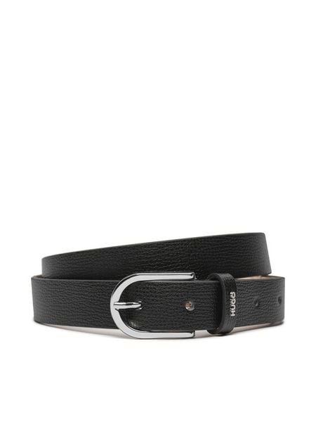 Hugo Pasek Damski Zoey-C Sz25 50516558 Czarny. Czarne paski damskie Hugo, bez wzorów, ze skóry. Za 199.99 zł.