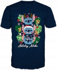 Funko Pop Funko T-shirt Holiday Stitch M. T-shirty męskie Funko Pop, m, bez wzorów, bez kołnierzyka. Za 41.00 zł.