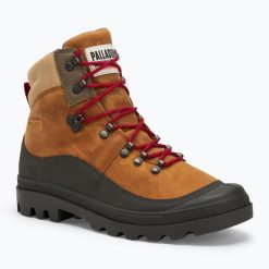 Buty męskie Palladium Pallabrousse Hkr Wp+ surf tan. Brązowe trekkingi męskie Palladium, trekkingowe. Za 609.99 zł.