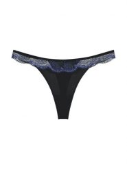 Triumph Stringi - Comfort Glam Kobiety Sztuczne włókno czarny jednolity, 38. Czarne stringi damskie Triumph, bez wzorów, z koronki. Za 99.95 zł.
