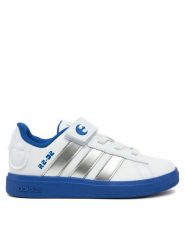 Adidas Sneakersy Star Wars Grand Court 2.0 IH1136 Biały. Białe buty sportowe dziewczęce Adidas, bez wzorów, ze skóry, bez zapięcia. Za 149.99 zł.
