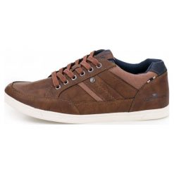 Tom Tailor Tenisówki Męskie 41 Brązowy. Brązowe trampki męskie Tom Tailor, ze skóry. Za 216.00 zł.