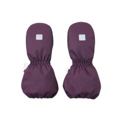 Rękawiczki zimowe dziecięce Reima Nouto. Fioletowe rękawiczki dziecięce Reima, bez wzorów, z tkaniny. Za 83.99 zł.