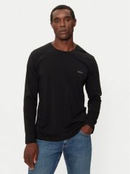 Boss Longsleeve Mix&Match 50515390 Czarny Regular Fit. Czarne bluzki z długim rękawem męskie Boss, m, bez wzorów, z bawełny, bez kołnierzyka. Za 199.99 zł.
