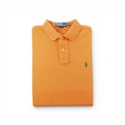Polo Ralph Lauren koszulka męska z krótkim rękawem. Brązowe koszulki polo męskie Ralph Lauren, m, bez wzorów, z tkaniny, bez kołnierzyka, bez ramiączek, na golfa. Za 127.76 zł.