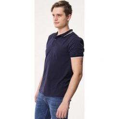Granatowa Koszulka Exchangeability. Koszulki polo męskie marki Born2be. Za 49.99 zł.