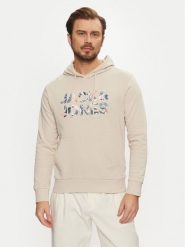 Jack & Jones Bluza Bryan 12268128 Beżowy Relaxed Fit. Brązowe bluzy męskie Jack & Jones, m, bez wzorów, z bawełny, bez kaptura. Za 129.99 zł.