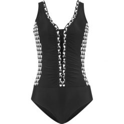 Kostium kąpielowy bonprix czarny. Czarne kostiumy jednoczęściowe damskie bonprix. Za 129.99 zł.