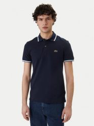Lacoste Polo PH9875 Granatowy Classic Fit. Niebieskie koszulki polo męskie Lacoste, m, bez wzorów, z bawełny, bez ramiączek. Za 529.99 zł.