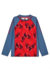Koszulka Kąpielowa długi rękaw Chłopięca LEGO Ninjago Aiko306 Czerwona. Czerwone t-shirty dla chłopców LEGO, bez wzorów, z materiału, bez ramiączek. Za 119.99 zł.