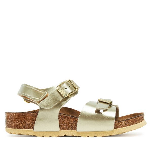 Sandały Birkenstock. Żółte sandały dziewczęce Birkenstock, bez zapięcia. Za 249.99 zł.