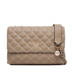 Torebka Guess. Brązowe torebki do ręki damskie Guess, z aplikacjami, klasyczne, bez dodatków. Za 589.99 zł.