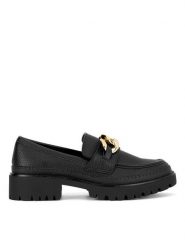 DeeZee Loafersy 23038T259 Czarny. Czarne mokasyny damskie DeeZee, z materiału. Za 169.99 zł.