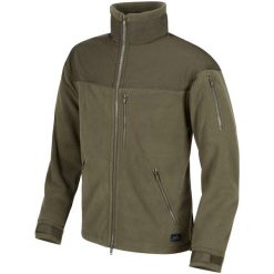 Kurtka polarowa męska Helikon-Tex Classic Army Fleece. Zielone kurtki sportowe męskie HELIKON-TEX, m, bez wzorów, z polaru, trekkingowe. Za 235.99 zł.