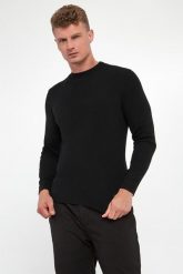 Sweter męski z wełny dziewiczej Donteo JOOP!. Swetry przez głowę męskie JOOP!, l, bez wzorów, z wełny, bez kołnierzyka. Za 779.00 zł.