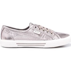 Pepe Jeans - Tenisówki. Szare trampki i tenisówki damskie Pepe Jeans, z jeansu. W wyprzedaży za 159.90 zł.