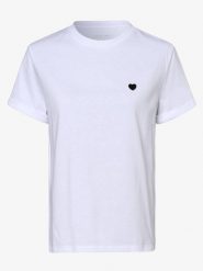 Opus T-shirt Kobiety Bawełna biały, 36. Białe t-shirty damskie Opus, bez wzorów, z bawełny, bez kołnierzyka. Za 179.95 zł.