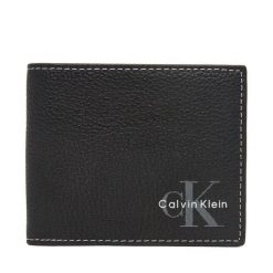 Portfel Calvin Klein. Czarne portfele męskie Calvin Klein, bez wzorów. Za 329.99 zł.