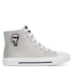 Trampki KARL LAGERFELD. Szare trampki i tenisówki dziewczęce KARL LAGERFELD, bez wzorów, bez zapięcia. Za 267.99 zł.