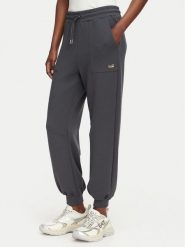 EA7 Emporio Armani Spodnie dresowe 7W000193 AF24375 U8117 Szary ciemny Regular Fit. Szare spodnie dresowe damskie EA7 Emporio Armani, xl, bez wzorów, z dresówki. Za 579.99 zł.