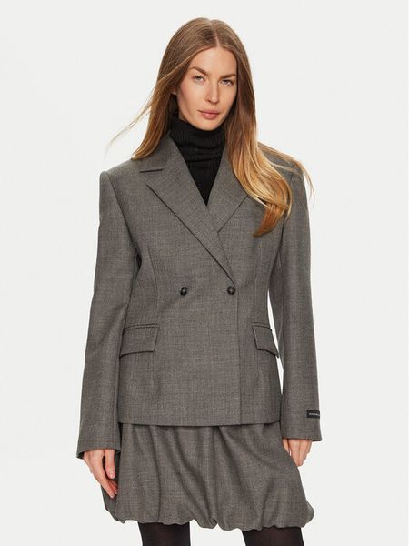 Herskind Marynarka Wasty 5399140 Szary Relaxed Fit. Szare żakiety damskie Herskind, bez wzorów, z wełny. Za 1,329.00 zł.