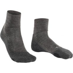 Krótkie skarpety Falke Tk2 Wool. Szare skarpety męskie Falke, bez wzorów, z poliamidu. Za 163.50 zł.