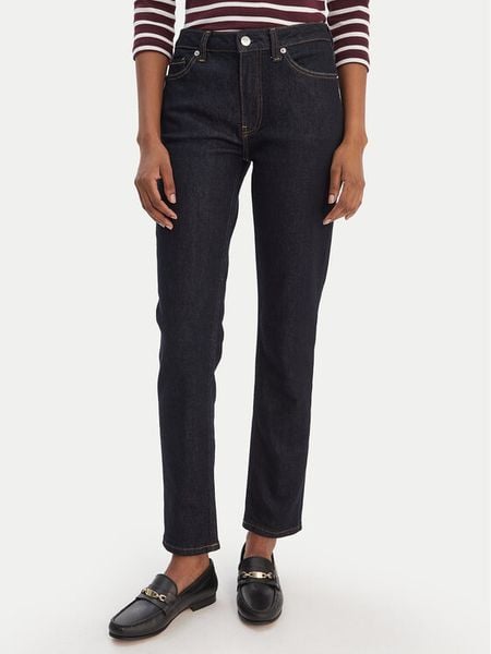 Tommy Hilfiger Jeansy WW0WW47685 Granatowy Slim Fit. Niebieskie jeansy damskie Tommy Hilfiger. Za 649.99 zł.