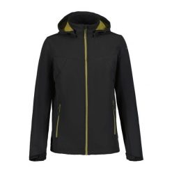 Polarowa kurtka turystyczna Softshell Icepeak Brimfield. Czarne kurtki męskie Icepeak, l, bez wzorów, z materiału, bez kaptura. Za 346.25 zł.