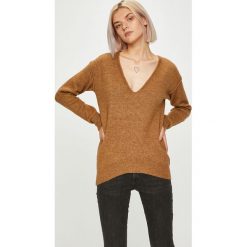 Guess Jeans - Sweter. Szare swetry przez głowę męskie Guess Jeans, z jeansu. Za 369.90 zł.