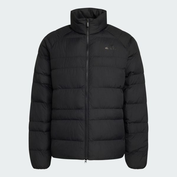KURTKA OCIEPLANA ESSENTIALS PACKABLE. Brązowe kurtki męskie Adidas, l, bez wzorów, z materiału, bez kaptura. Za 349.00 zł.