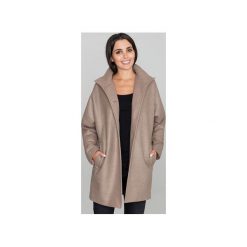 Płaszcz M589 Mocca. Brązowe płaszcze damskie Figl, m, bez wzorów, bez kaptura. Za 239.00 zł.