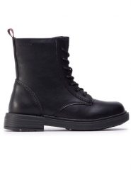 Geox Kozaki J Eclair G. D J049QD 000BC C9999 S Czarny. Czarne buty zimowe dziewczęce Geox, bez wzorów, ze skóry, bez zapięcia. Za 239.99 zł.
