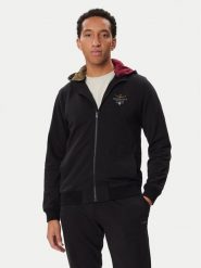 Aeronautica Militare Bluza 262FE2097UF00662 Czarny Regular Fit. Czarne bluzy męskie Aeronautica Militare, m, bez wzorów, bez kaptura. Za 714.99 zł.