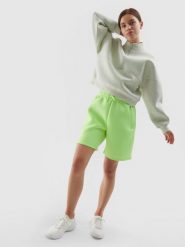 4F Spodenki dresowe uniseks XS. Żółte szorty damskie 4f, xs, bez wzorów, z bawełny. Za 149.99 zł.