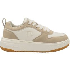 Buty Champion RD18 Lite Low Cut S11724 WW005 beżowy. Brązowe obuwie sportowe damskie bez wzorów, z gumy. Za 312.54 zł.