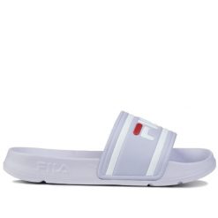 Klapki damskie na basen Fila MORRO BAY. Białe klapki damskie Fila, bez wzorów, z gumy, biznesowe, bez obcasa. Za 88.00 zł.