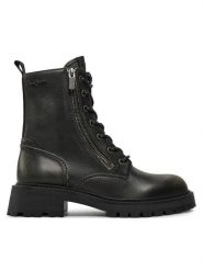 Pepe Jeans Trapery Kane PLS50548 Czarny. Czarne śniegowce i trapery damskie Pepe Jeans, z jeansu. Za 829.99 zł.
