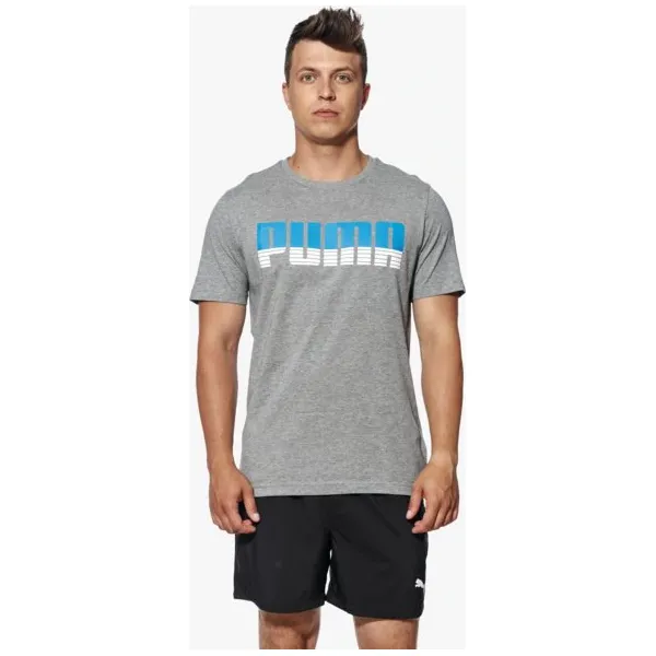 Puma Koszulka Ss Active Hero , szary, rozmiar XL. Szare koszulki sportowe męskie Puma, m, bez wzorów, z bawełny, bez kołnierzyka, bez ramiączek, climacool (adidas). W wyprzedaży za 79.99 zł.