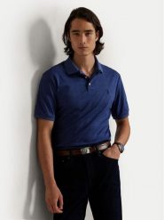 Polo Ralph Lauren Polo 710P07351002 Granatowy Slim Fit. Niebieskie koszulki polo męskie Polo Ralph Lauren, l, bez wzorów, z bawełny, bez ramiączek. Za 689.99 zł.