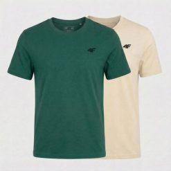 KOSZULKA MĘSKA LIMITOWANA 4F T-SHIRT KOMPLET ZESTAW 2 SZTUKI 4XL M3948 SS26. Koszulki sportowe męskie 4f, m, bez wzorów, z bawełny, bez kołnierzyka, bez ramiączek, na fitness i siłownię. Za 75.80 zł.