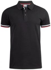 Clique koszulka polo męska Newton 100% bawełna czesana - czarna. Czarne koszulki polo męskie CLIQUE, m, bez wzorów, z bawełny, klasyczne, bez ramiączek. Za 136.35 zł.