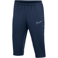 Spodnie męskie Nike Dri-Fit Academy 25 3/4. Niebieskie spodnie materiałowe męskie Nike, m, bez wzorów, z poliesteru. Za 108.99 zł.