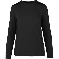 Koszulka "Donna" w kolorze czarnym. T-shirty damskie Frieda Sand, z bawełny, z okrągłym kołnierzem, z długim rękawem. W wyprzedaży za 65.95 zł.