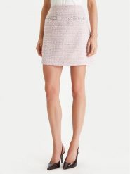 Guess Spódnica mini W6RD56 WJ632 Różowy Regular Fit. Czerwone spódnice damskie Guess, xl, z aplikacjami, z syntetyku, mini. Za 439.99 zł.